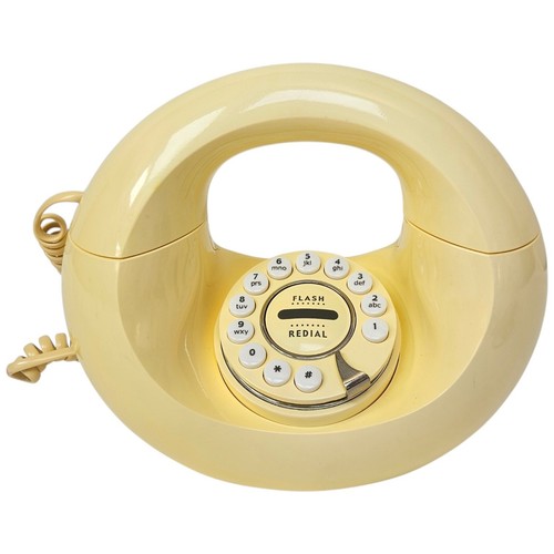 Retro doughnut telephone - doughnut,