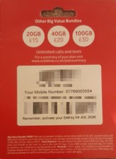 0 77 66 00 3 55 4 Gold Vodafone Mobile Phone Number