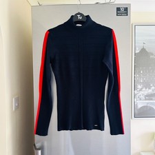 Morgan roll up neck fitted jumper size M