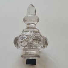 antique crystal chandelier finial