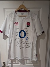England Rugby Red Roses Signed Jersey 2021/22 umbro – 29 Signatures Womens 