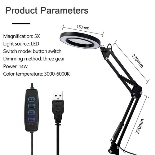 Magnifying glass lamp - magnifying,