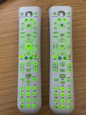2 x OFFICIAL MICROSOFT XBOX 360 UNIVERSAL MEDIA REMOTE CONTROLS - TESTED WORKING