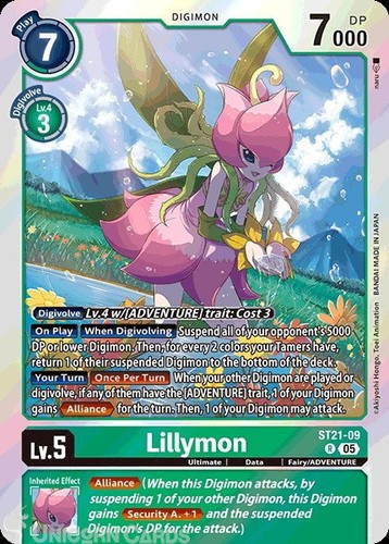 St21 lillymon rare - lillymon, :