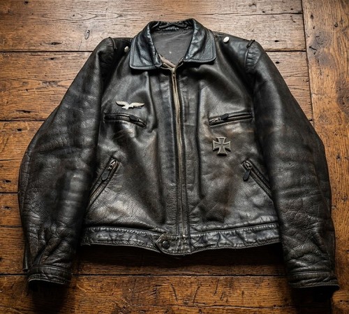 Orig german luftwaffe leather - german,