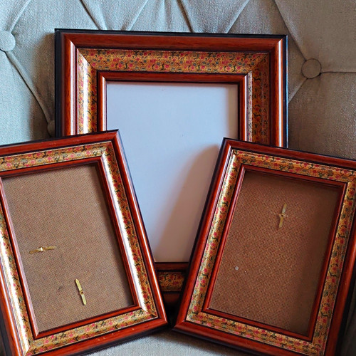 Set wooden photo frames - set, 3