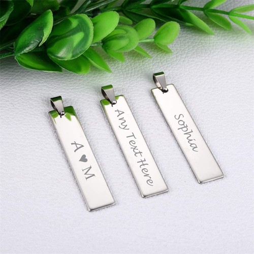 Personalised pendant women men - personalised,