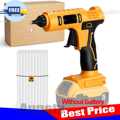 Cordless electric hot glue gun - hot,