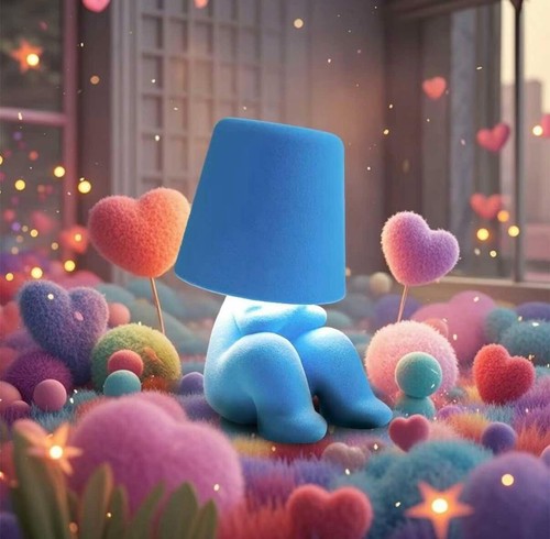 Cute table lamp - table, usb