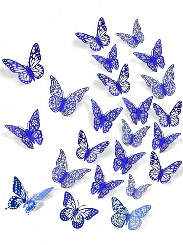 24pcs butterfly wall - 24pcs, 3d
