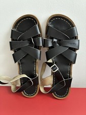 Salt Water Black Leather