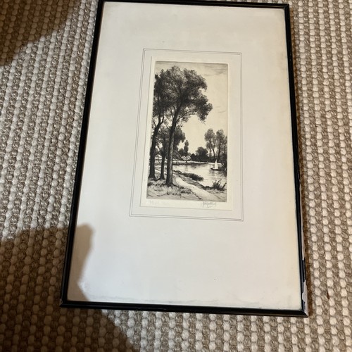 Framed original etching ltd - original,