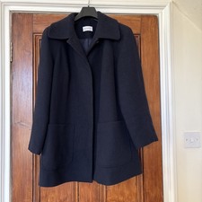 Ladies Navy Fully Lined Coat. Marks And Spencer’s Size 18