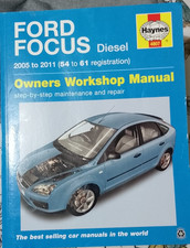 Ford Focus 2005 to 2011 Diesel Models Service Repair Workshop Manual Haynes
