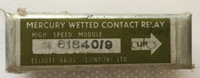 ELLIOTT BROS MERCURY WETTED CONTACT RELAY HIGH SPEED MODULE