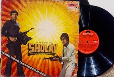 SHOLAY-ORIGINAL DIALOGUE FROM SOUNDTRACK IN STEREO.POLYDOR 1975 /BOLLYWOOD LP.