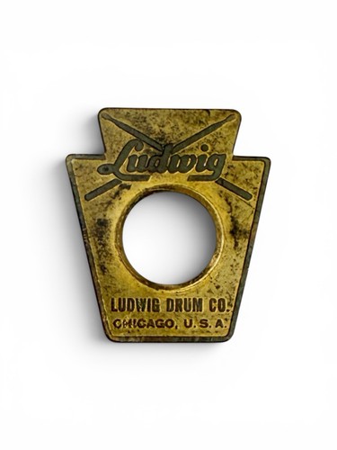 Vintage ludwig keystone badge - vintage,