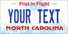 North carolina 1981 license - north,