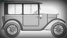 bmw dixi 2 Blueprint Drawing A4 Photo