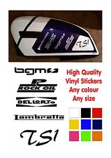 Lambretta Stickers TS1 Vinyl Stickers, Rock Oil, BGM, Dellorto Lambretta Scooter