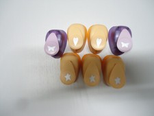 7 assorted craft punches used