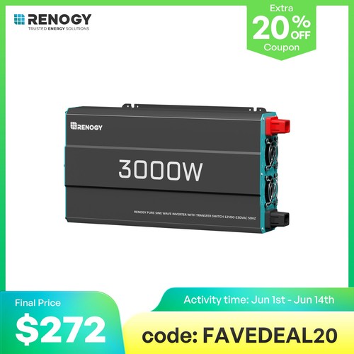 Renogy 3000w pure - renogy, sine