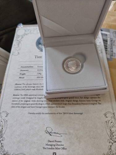 2019 silver sovereign proof - 2019,