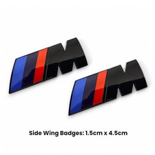 BMW M Sport Badge Emblem Gloss