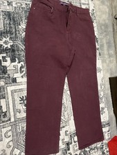 Gloria Vanderbilt Women's Jeans Plum Color Size 14 Amanda Style