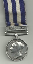 1882 EGYPT MEDAL SUAKIN 1885 POLLARD SHROPSHIRE LIGHT INFANTRY