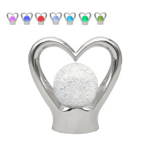 Colour changing heart glitter - colour,