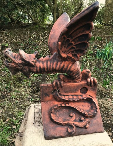 Welsh dragon roof finial 110 - dragon,