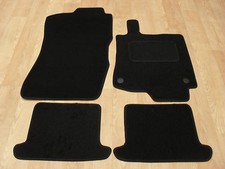 Car Mats for Renault Megane CC 2010-on Tailored Fit Car Mat Set in Black