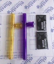 2x Glass Pipe Smoking Best Quality & Free 5 Screens Choose Design UK Seller