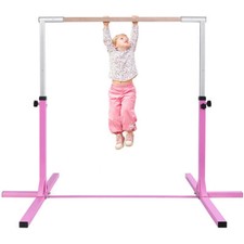 Gymnastics Training Bar Gym Kids Junior Horizontal Kips Bar Height Adjustable