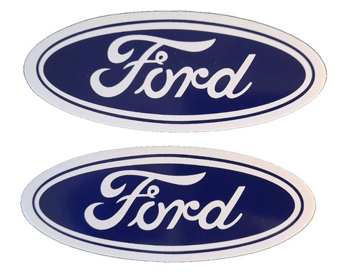 Ford oval iconic badge sticker - iconic,