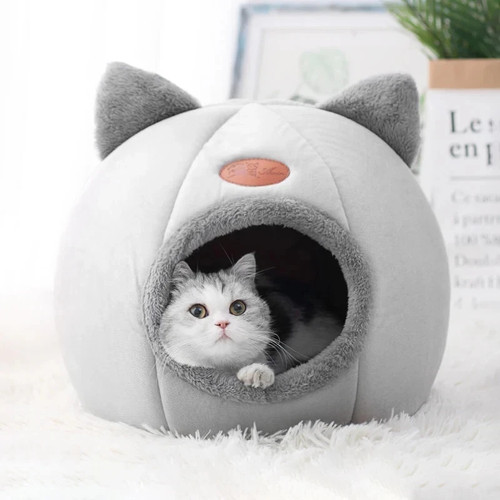 Deep sleep winter cat bed - deep,