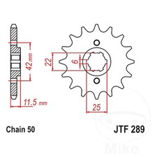 JT Front Sprocket 15 Tooth 530