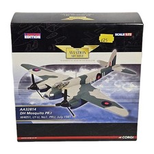Corgi AA32814 DH Mosquito PR.I 1:72 Scale Model Aircraft, Boxed with COA Model