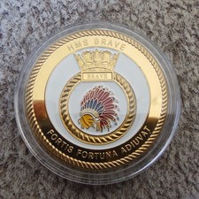 HMS BRAVE Royal Navy Medal