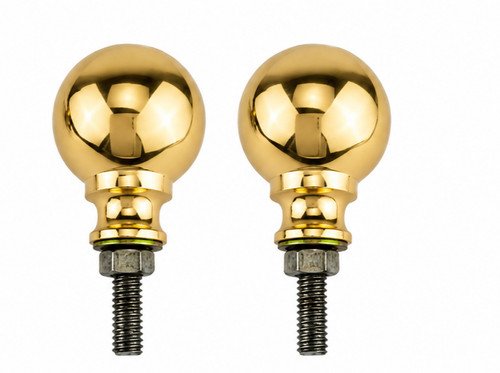 Solid brass bed ball knob - bed,