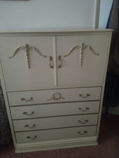 Vintage tall boy cabinet by