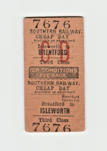 Southern railway ticket - southern,