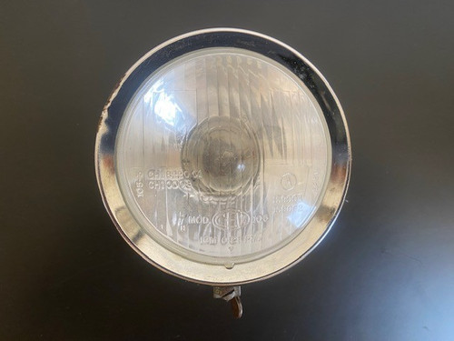 Vintage motorcycle headlight - motorcycle,
