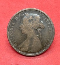 Queen Victoria 1884 Halfpenny