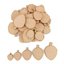 Acorn MDF Craft Shapes Wooden