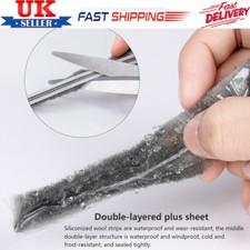 10M Hairy Seal Brush Pile Window Sliding Door Draught Excluder Weather Strip New