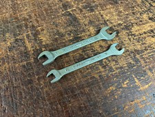 Vintage Nissan Motor Metric Spanners 8-10-12mm. Made in Japan Old Car Tool Kit