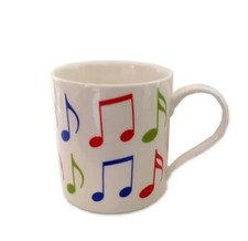 Allegro Music Notes Coffee Or