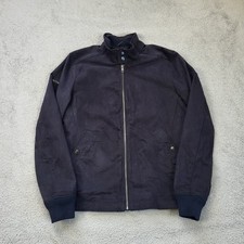 Superdry Idris Elba Bomber Jacket Mens Medium Navy Blue Slim Fit Limited Edition